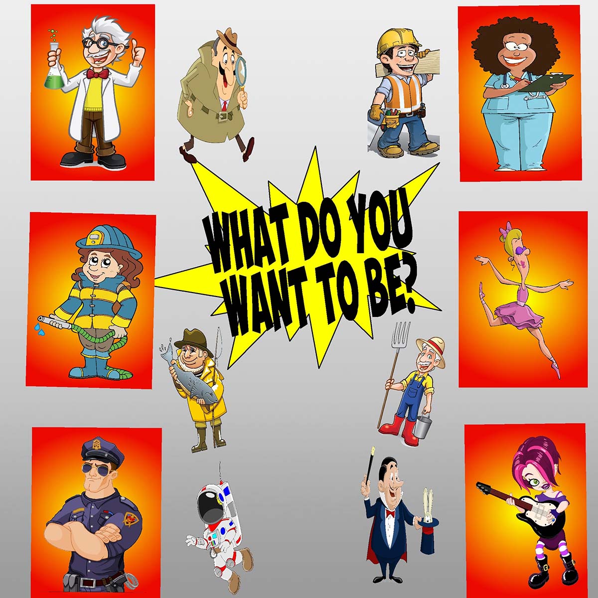 Alphabet Box Occupation Theme